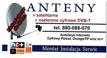 ANTENY SATELITARNE / TELEWIZJA NAZIEMNA DVB-T / INTERNET - Montaż, serwis